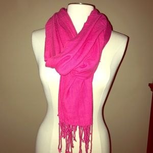 Oversized scarf/wrap pink